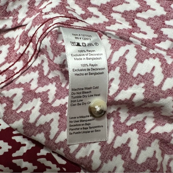 Jachs Girlfriend women’s short sleeve burgundy blouse - Picture 4 of 5